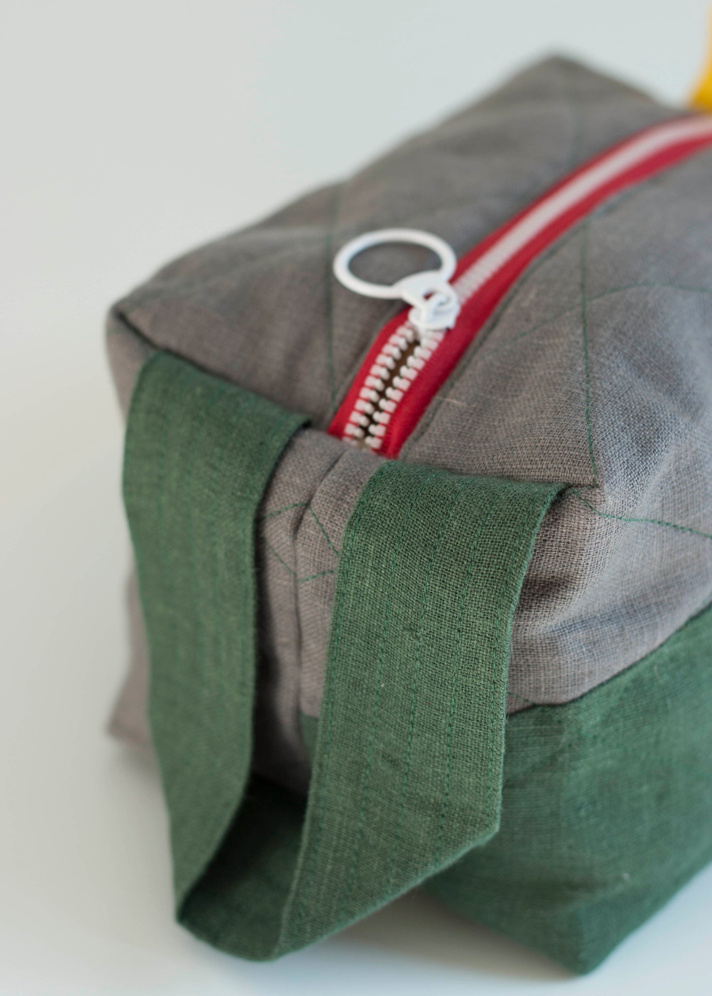 Dark Forest | Linen Quilted Pouch
