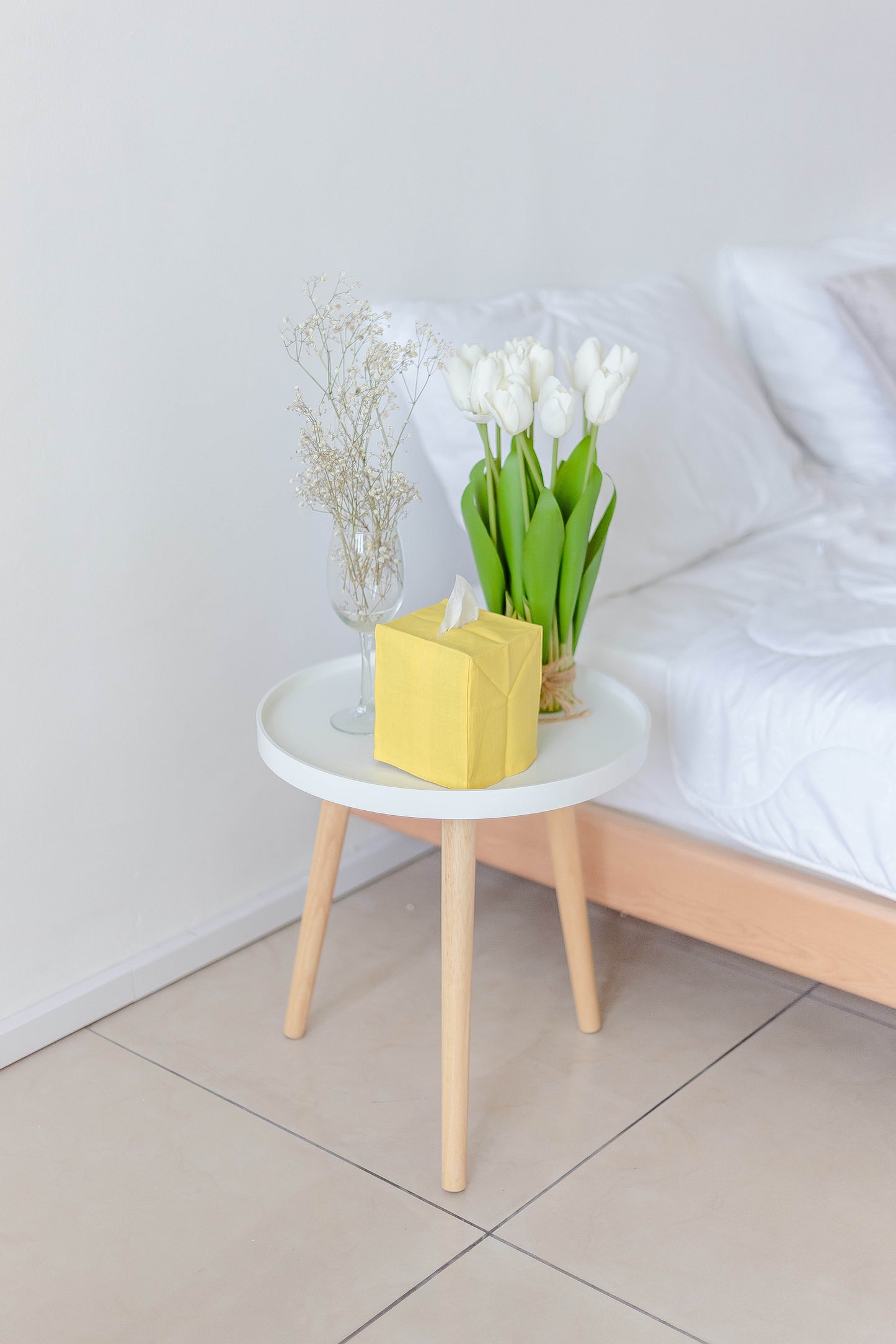 Yellow Lemon Tissue Box Cover