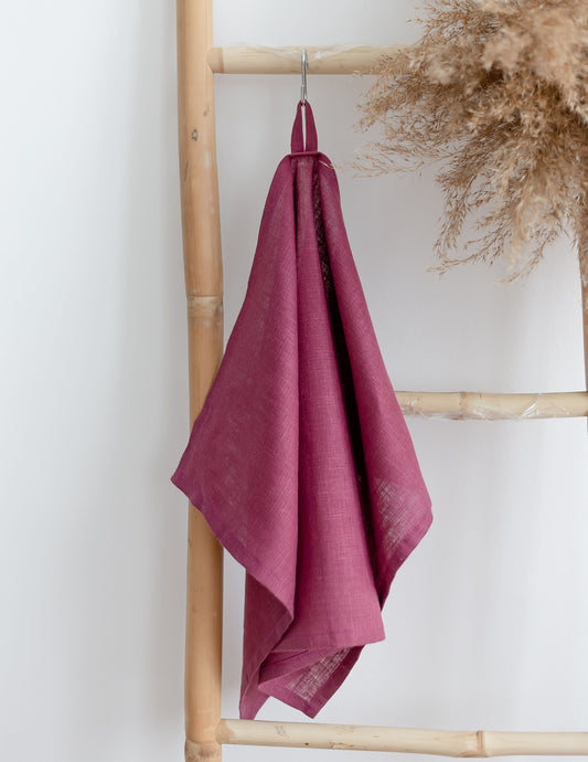 Cherry Red Kitchen Linen Towel